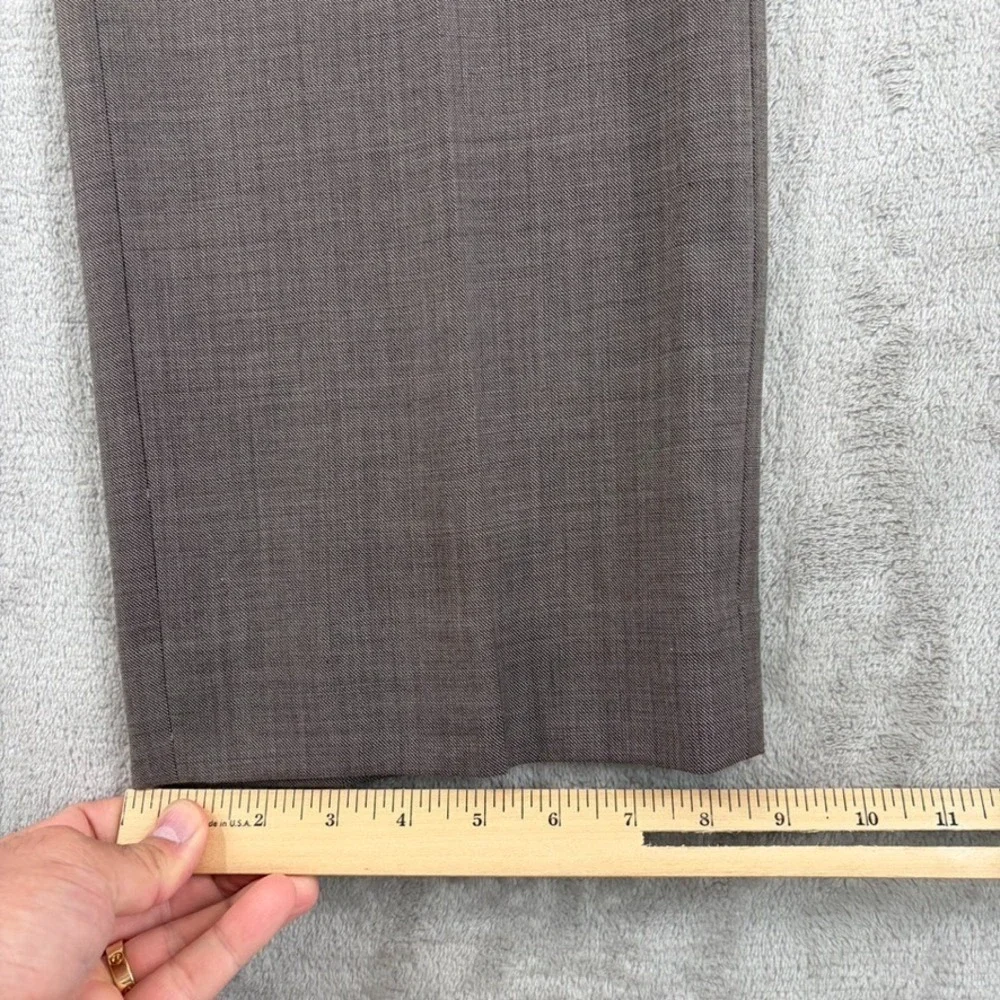 Banana Republic Classic Fit Dress Trousers Pants in Brown 100% Wool Men 34x32‎